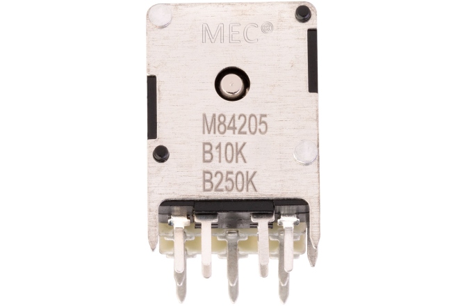 Potențiometru MEC Pickups  Mono Stacked Potentiometer, B10K / B250K, Push/Pull