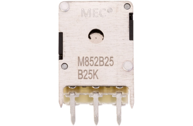 Potențiometru MEC Pickups  Mono Stacked Potentiometer, B25K/cc / B25K/cc