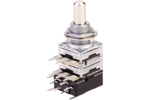  Stereo Potentiometer, (C220K / C220K), Push/Pull, Lefthand