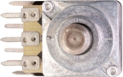 Potențiometru stereo MEC Pickups  Stereo Potentiometer, (C220K / C220K), Push/Pull, Lefthand