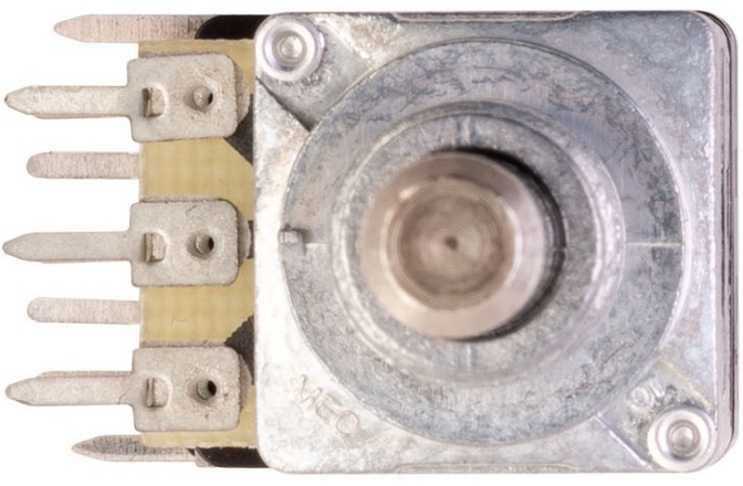 Potențiometru stereo MEC Pickups  Stereo Potentiometer, (C220K / C220K), Push/Pull, Lefthand