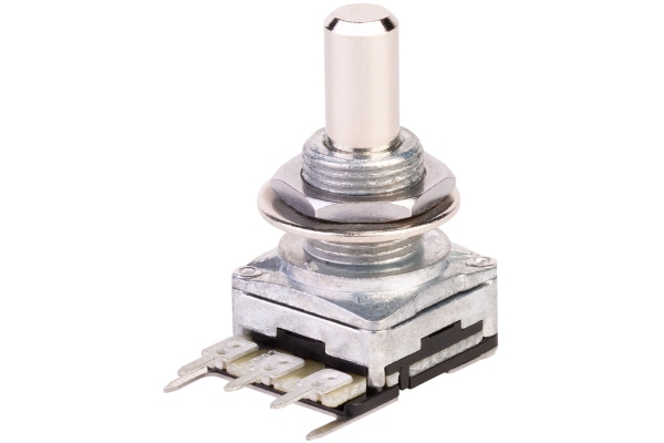 Mono Potentiometer, 4B50K/cc, Solid Shaft Mono Potentiometer, 4B50K/cc, Solid Shaft
