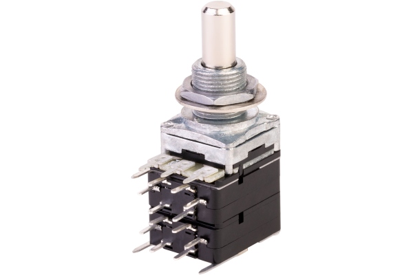 Mono Potentiometer, A250K, Push/Pull (4PDT) Mono Potentiometer, A250K, Push/Pull (4PDT)