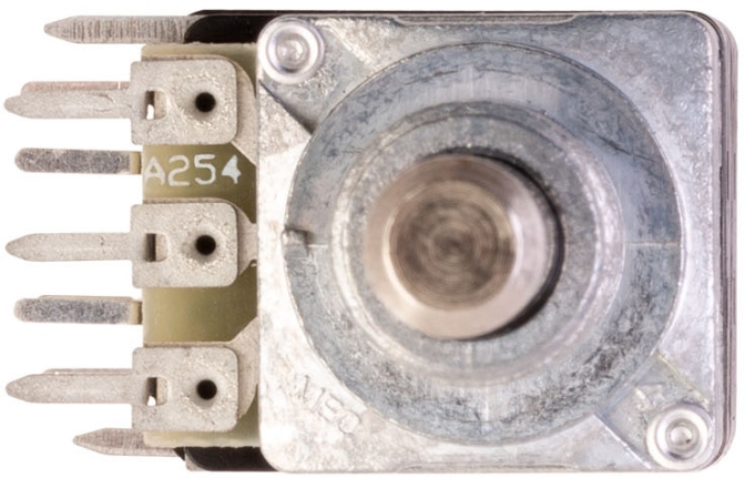 Potenţiometru MEC Pickups  Mono Potentiometer, A250K, Push/Pull (4PDT)