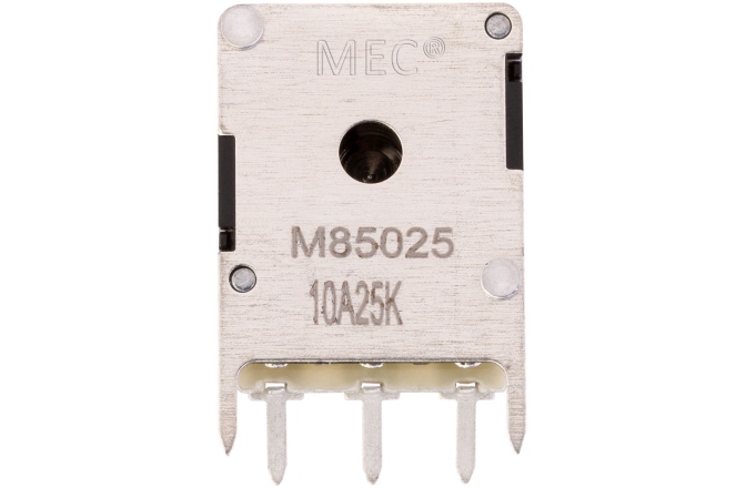 Potenţiometru MEC Pickups  Mono Potentiometer, A25K, Solid Shaft (6 mm)