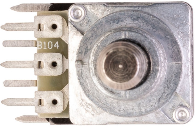 Potenţiometru MEC Pickups  Mono Potentiometer, B100K/cc Push/Pull