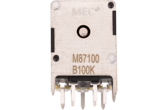 Potenţiometru MEC Pickups  Mono Potentiometer, B100K, Push/Pull