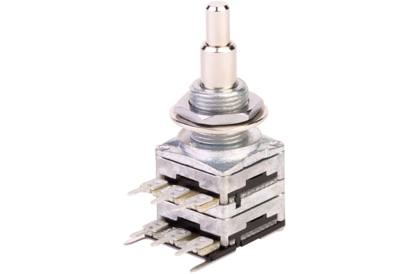 Mono Stacked Potentiometer, A250K / A250K Mono Stacked Potentiometer, A250K / A250K