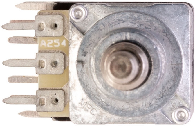 Potenţiometru MEC Pickups  Mono Stacked Potentiometer, A250K / A250K, Push/Pull