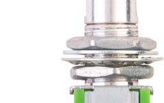 Potenţiometru MEC Pickups  Mono Stacked Potentiometer, A25K / A25K, concentric Solid Shaft
