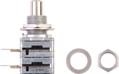 Potenţiometru MEC Pickups  Stereo + Mono Stacked Potentiometer, (05C220K / 05A220K) / B100K