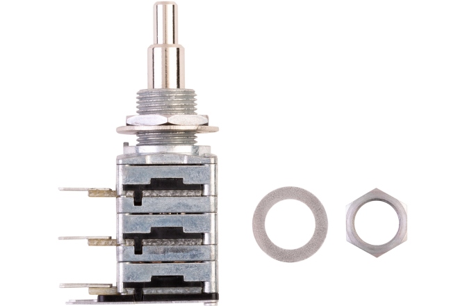 Potenţiometru MEC Pickups  Stereo + Mono Stacked Potentiometer, (05C220K / 05A220K) / B100K