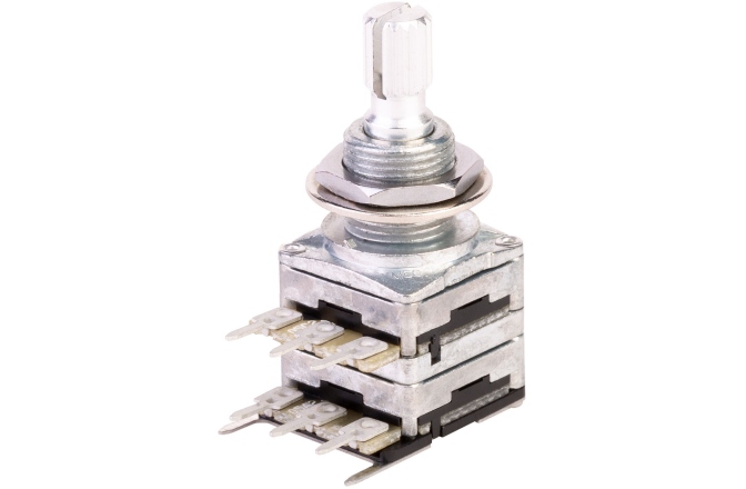 Potenţiometru MEC Pickups  Stereo Potentiometer, (05A250K / 05C250K)/cc