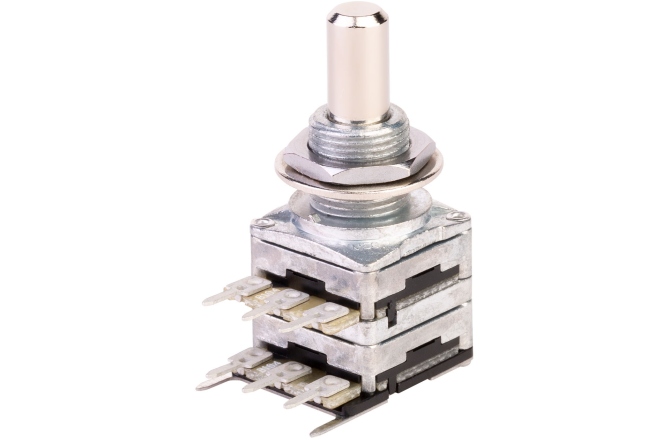 Potenţiometru MEC Pickups  Stereo Potentiometer, (B100K / B100K)