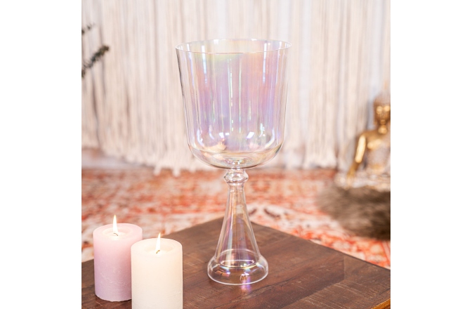 Potire de meditație Meinl Crystal Singing Chalice, 7"/18 cm, Note B3, Clear, Crown Chakra