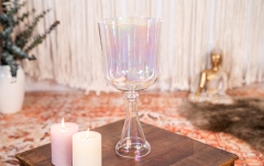 Potire de meditație Meinl Crystal Singing Chalice, 7"/18 cm, Note B3, Clear, Crown Chakra