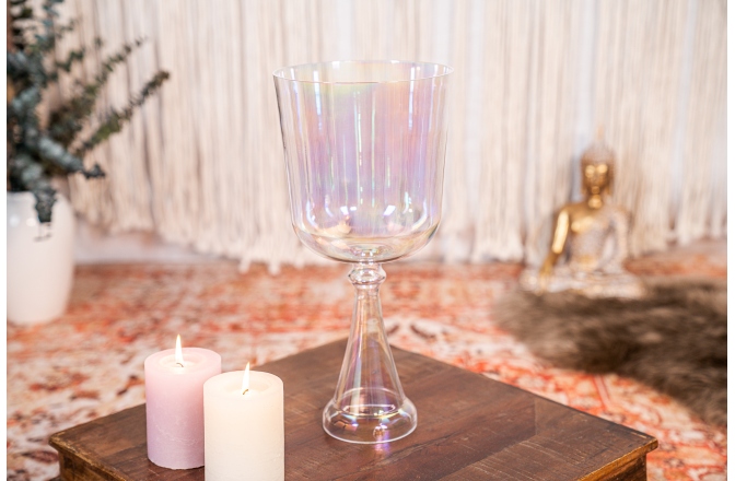 Potire de meditație Meinl Crystal Singing Chalice, 7"/18 cm, Note B3, Clear, Crown Chakra
