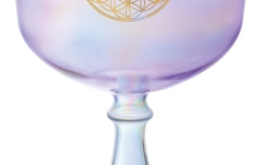 Potire de meditație Meinl Crystal Singing Chalice, 8"/20 cm, Note F3, Purple, Heart Chakra, Flower of Life