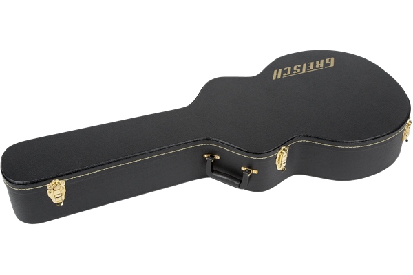 Gretsch Guitars G6241FT 16" Hollow Body Flat Top Hardshell Case Black