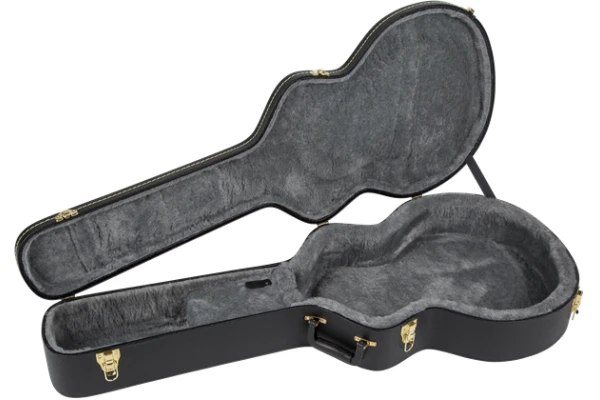 Gretsch Guitars G6241FT 16" Hollow Body Flat Top Hardshell Case Black — 3