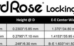Prăguș blocabil (Locking nut) Floyd Rose By FR3NR2G -Locking Nut R2 - Gold