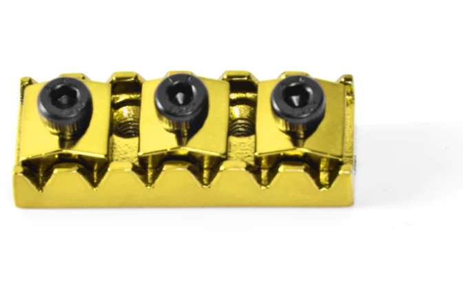 Prăguș blocabil (Locking nut) Floyd Rose  FR1NR2GDR - 1000 Series / Special Vibe Locking Nut R-2 - Goldenrod