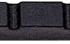 Prăguș / nut pentru bas Partsland Saddle plastic Dintat Bas 4 corzi 37.9 x 5.8 x 9.0/7.7 mm
