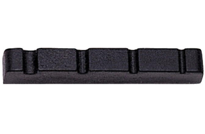 Prăguș / nut pentru bas Partsland Saddle plastic Dintat Bas 4 corzi 37.9 x 5.8 x 9.0/7.7 mm