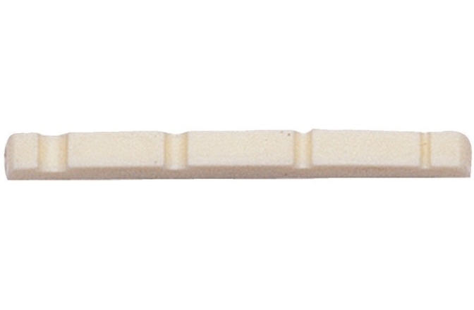 Prăguș plastic pentru bas Partsland Saddle plastic Dintat Bas 4 corzi 41.8 x 3.4 x 5.5/4.4 mm