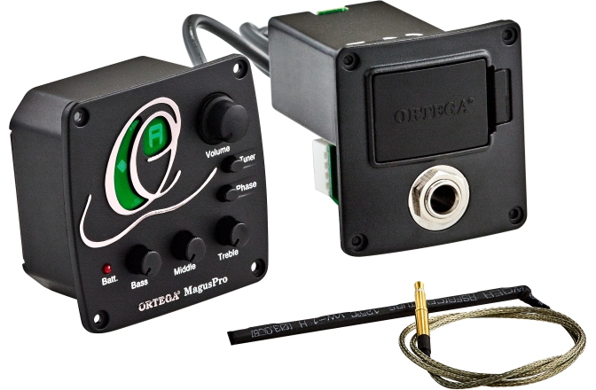 Preamp chitară Ortega Preamp with built in tuner - for nylon string and acoustic guitars