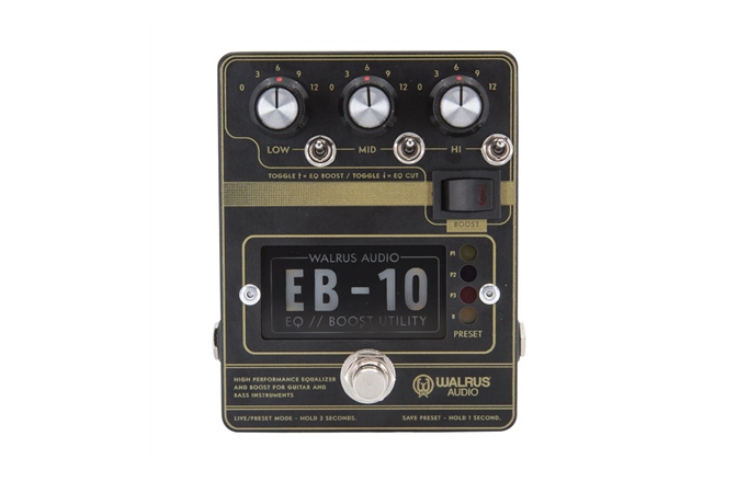 Preamp / EQ / Boost Walrus Audio EB-10 (Black)