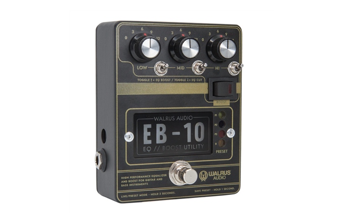 Preamp / EQ / Boost Walrus Audio EB-10 (Black)