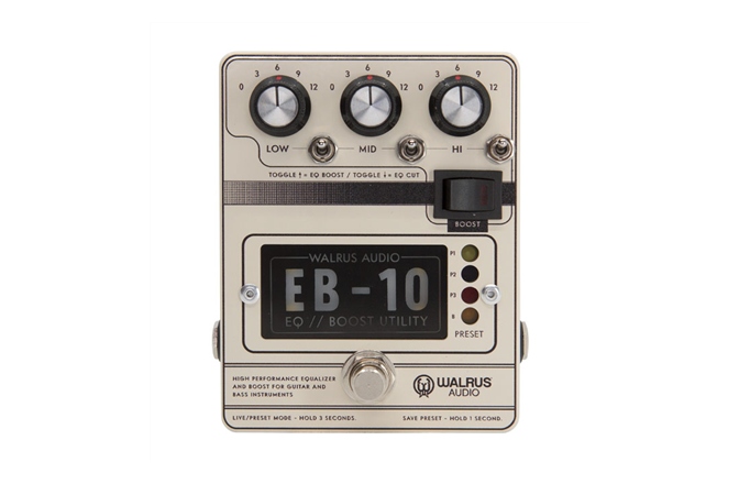 Preamp / EQ / Boost Walrus Audio EB-10 (Cream)