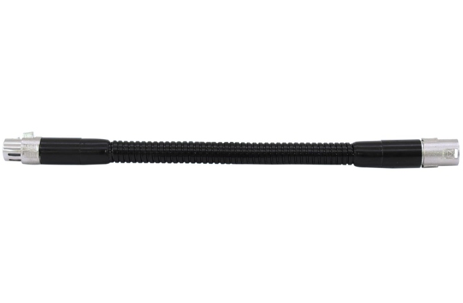 Prelungitor gooseneck Omnitronic Gooseneck black XLR/XLR, 47cm
