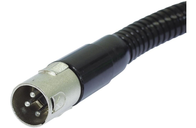 Prelungitor gooseneck Omnitronic Gooseneck black XLR/XLR, 47cm
