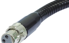 Prelungitor gooseneck Omnitronic Gooseneck black XLR/XLR, 47cm