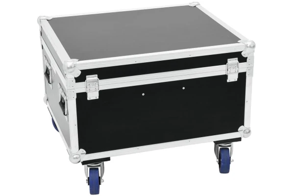 Roadinger Flightcase 4x LED TMH-X1 Moving-Head Beam with wheels — 2