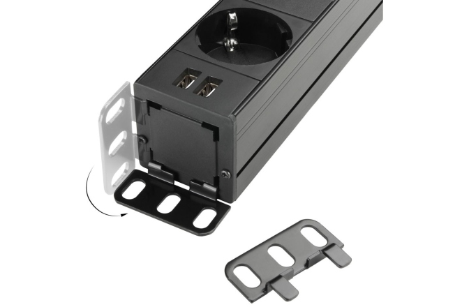 Priză de alimentare Adam Hall AH RACK PDU 8S USB