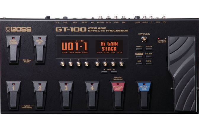 Procesor de chitară Boss GT-100