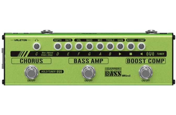 Procesor de efecte pentru bas Valeton Dapper Bass Mini MES-2