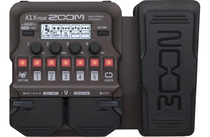 Procesor de efecte pentru instrumente acustice Zoom A1X Four Acoustic