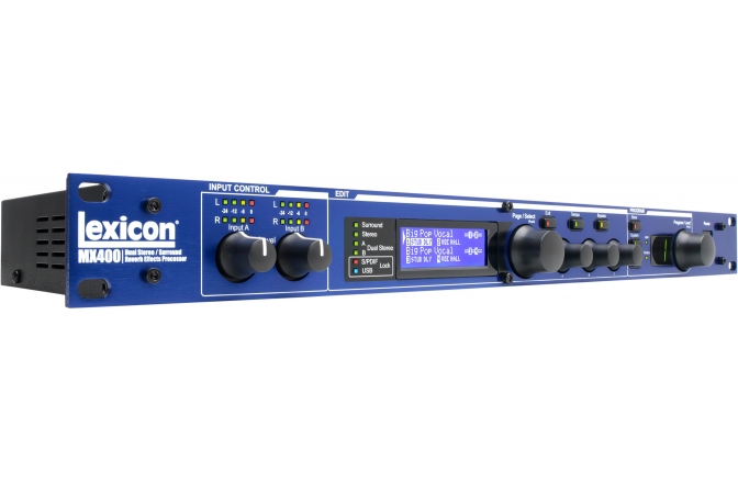 Procesor de reverb/efecte stereo Lexicon MX400