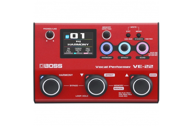 Procesor de voce Boss VE-22 Vocal Performer