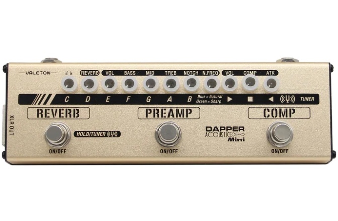 Procesor efecte chitară electro-acustică Valeton Dapper Acoustic Mini MES-4