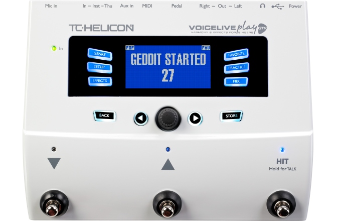 Procesor vocal TC Helicon VoiceLive Play GTX - E835fx