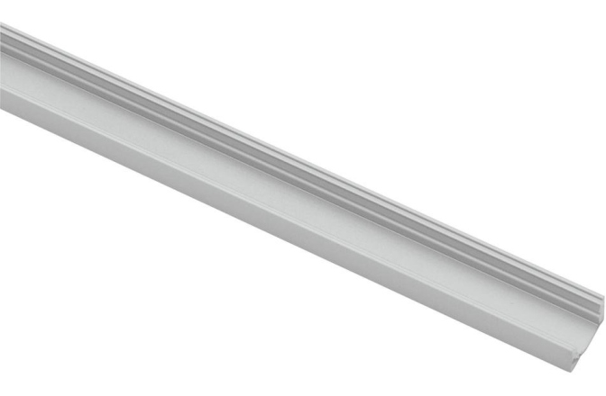 Profil din aluminiu pentru benzi LED, argintiu Eurolite U-profile for LED Strip silver 2m