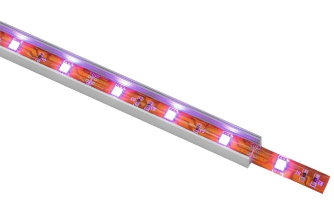 Profil din aluminiu pentru benzi LED, argintiu Eurolite U-profile for LED Strip silver 2m