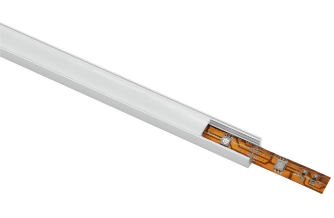Profil din aluminiu pentru benzi LED, argintiu Eurolite U-profile for LED Strip silver 2m