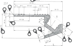 Profil Eurolite Step Profile for LED Strip black 2m