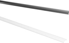 Profil LED Eurolite U-profile 20mm for LED Strip silver 2m